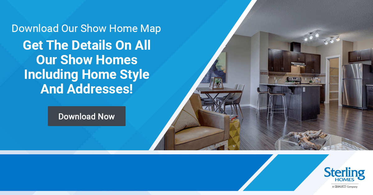 Sterling Homes Edmonton Show Home Map